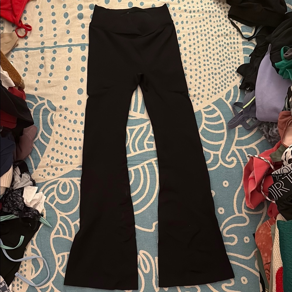 Black Flared Leggings